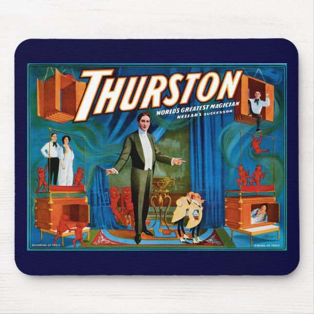 Mousepad Thurston ~ é o maior mágico do mundo (Frente)