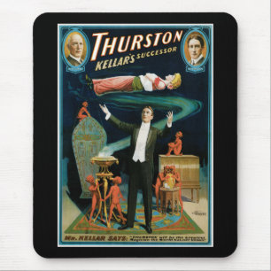 Mousepad Thurston, mágico do vintage do sucessor de Keller