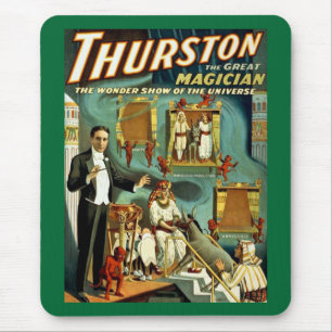 Mousepad Thurston o mágico - a mostra da maravilha