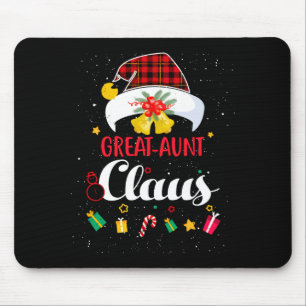 Mousepad Tia-avó Claus Natal Chapéu do Papai Noel Xmas Mang