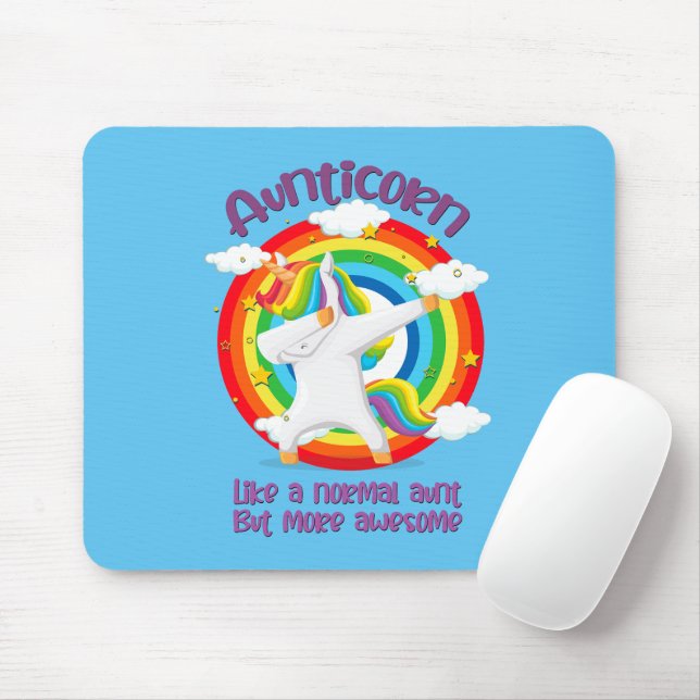Mousepad Tia Como Uma Tia Normal Mas Mais Incrível (Com mouse)