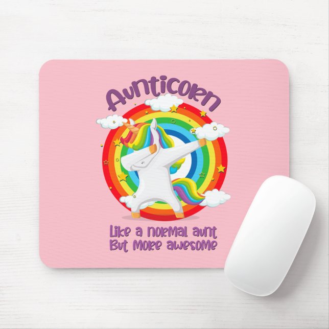 Mousepad Tia Como Uma Tia Normal Mas Mais Incrível (Com mouse)