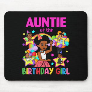 Mousepad Tia da Menina de Aniversário Gracie Bonecas de Ani