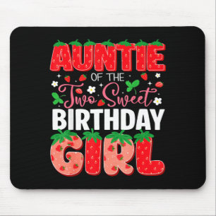 Mousepad Tia das duas doces meninas de 2 anos de idade