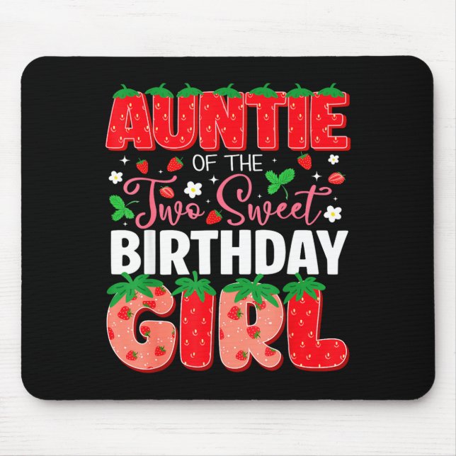 Mousepad Tia das duas doces meninas de 2 anos de idade (Frente)