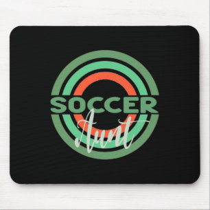 Mousepad Tia de Futebol Com Círculos de Futebol Moderno