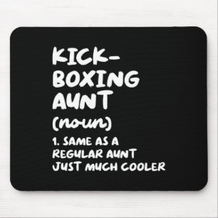Mousepad Tia de Kickboxing Definição Humor Esportes Artes M