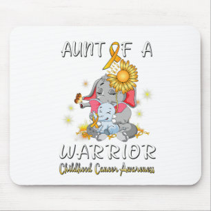 Mousepad Tia de um elefante guerreiro lutador contra o cânc
