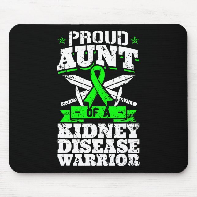 Mousepad Tia De Um Guerreiro Da Doença Renal (Frente)