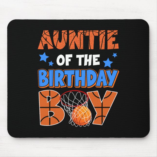Mousepad Tia Do Aniversário Da Família Birthday Boy Combing (Frente)