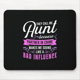 Mousepad Tia E Má Influência