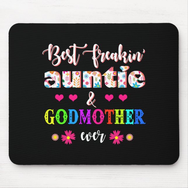 Mousepad Tia E Madrinha Da Flor Nunca (Frente)