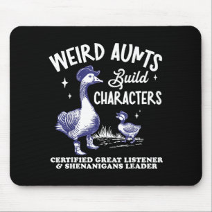 Mousepad Tia Estranha Constrói Caráter Divertida Tia Silves
