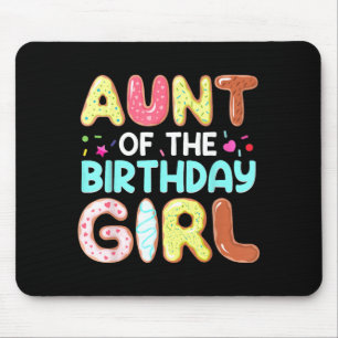 Mousepad Tia Groovy Da Menina Do Aniversário Fofo Faz Famíl