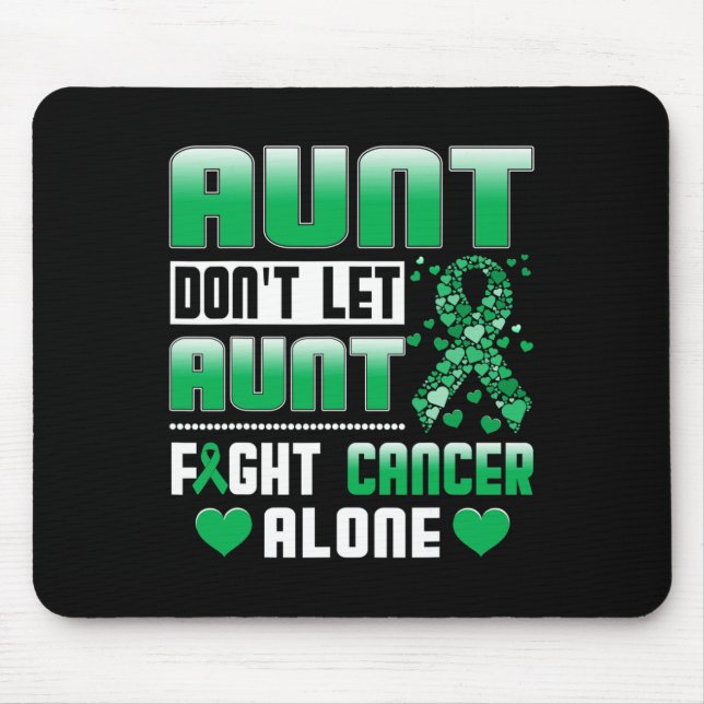 Mousepad Tia não deixe a tia lutar contra o Cancer sozinha  (Frente)
