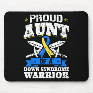 Mousepad Tia Orgulhosa De Um Guerreiro Da Síndrome De Down