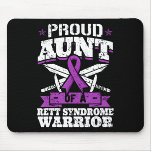Mousepad Tia Orgulhosa De Um Guerreiro Da Síndrome De Rett