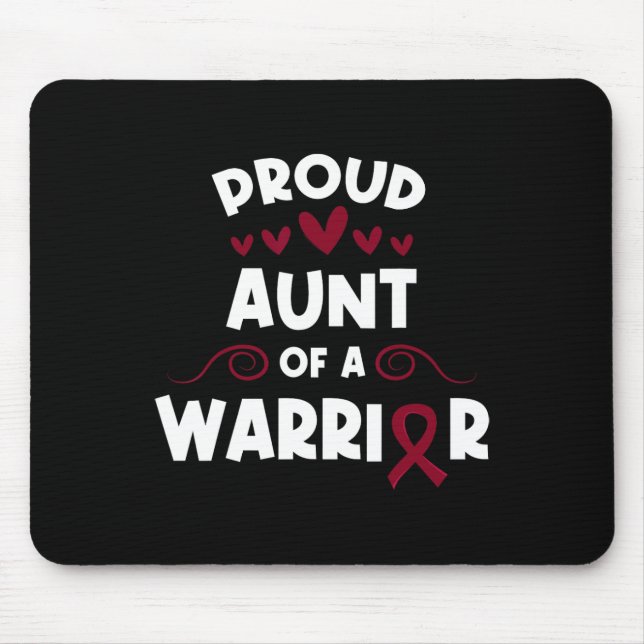 Mousepad Tia Orgulhosa De Um Guerreiro De Células Falsiform (Frente)
