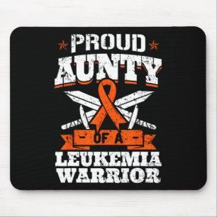 Mousepad Tia Orgulhosa De Um Guerreiro De Leucemia Tia Awar