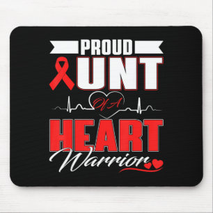 Mousepad Tia Orgulhosa De Um Guerreiro Do Coração Conscient