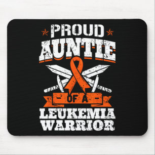 Mousepad Tia Orgulhosa De Uma Leucemia Guerreira Sensibiliz