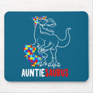 Mousepad Tiaurus T Rex Dinossauro Autismo Conscientização A