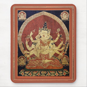 Mousepad Tibetano Thangka de Guhyasamaja Akshobhyavajra