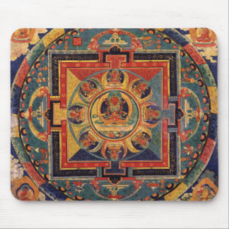 Mousepad Tibetano Thanka da antiguidade da mandala de