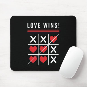 Mousepad Tic Tac Toe Love ganha Dia de os namorados de aniv
