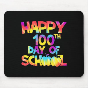 Mousepad Tie Dye 100 Dias De Escola 100º Dia De Chá Escolar