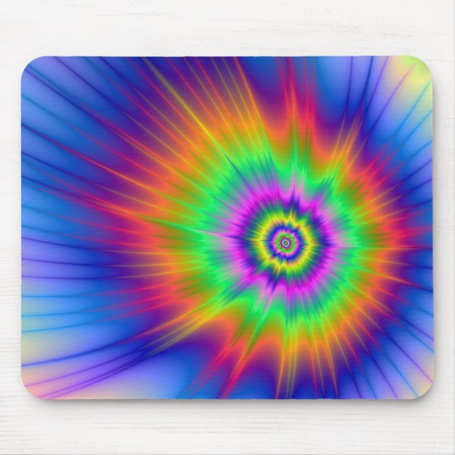 Mousepad Tie Dye Fireball (Frente)