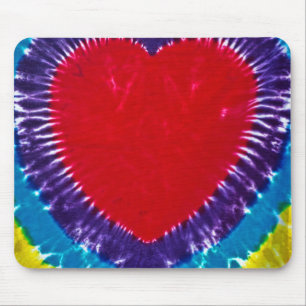 Mousepad Tie Dye Heart