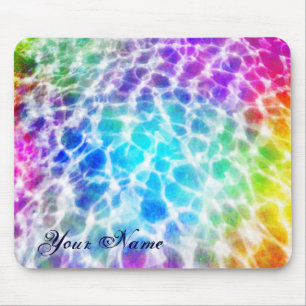 Mousepad Tiedye Hippie Wavy Efeito Arco-Íris