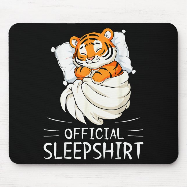 Mousepad Tiger Animal Sleepshirt Pajamas Nightgown  (Frente)