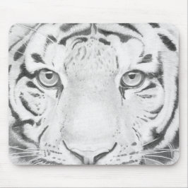 Mousepad Tiger Closeup Trabalho de arte
