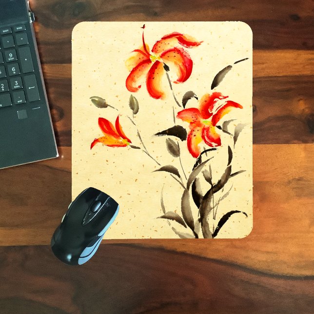 Mousepad Tiger Lily - Vermelho (Criador carregado)