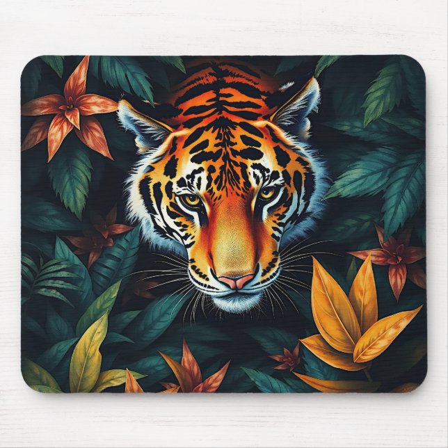 Mousepad “Tiger of Mine” – Colourful Tiger Portrait (Frente)