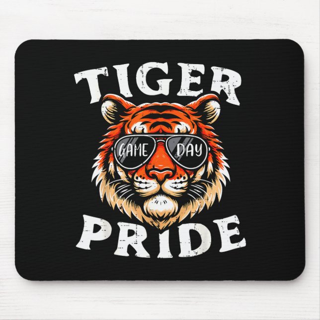 Mousepad Tiger Pride Men Kids Boys Women Girls Youth Teen  (Frente)