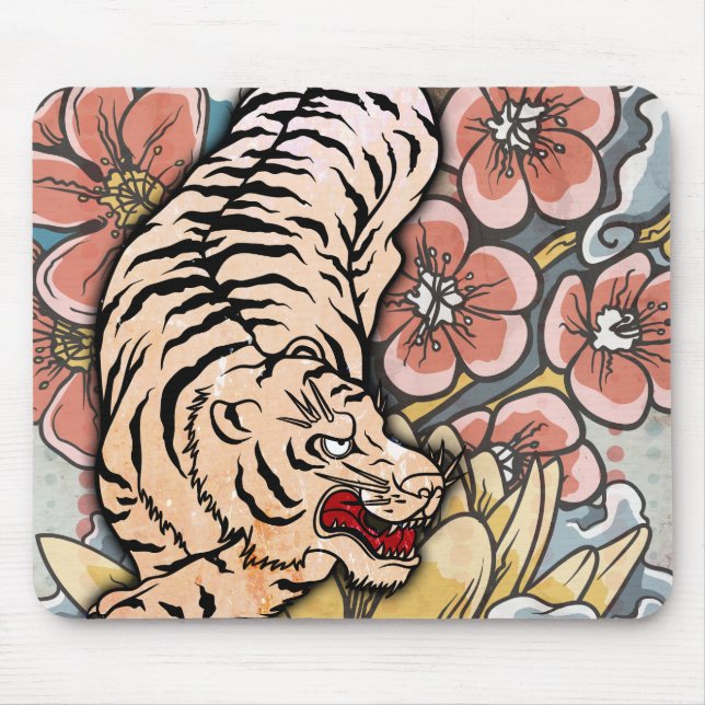 Mousepad Tigre Branco (Frente)