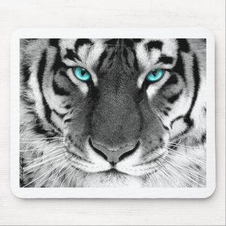 Mousepad Tigre branco preto