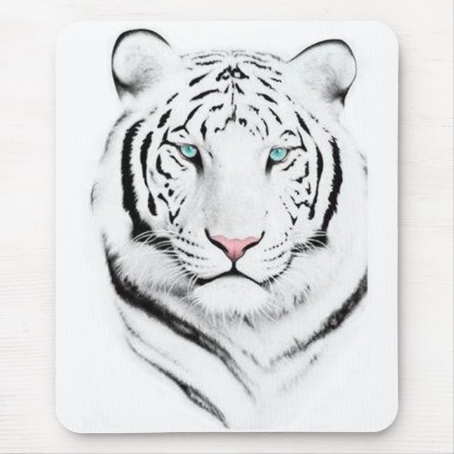 Mousepad Tigre branco Siberian (Frente)