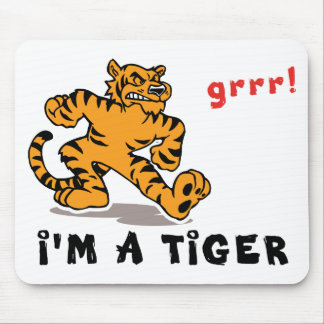 Mousepad Tigre chinês engraçado do zodíaco