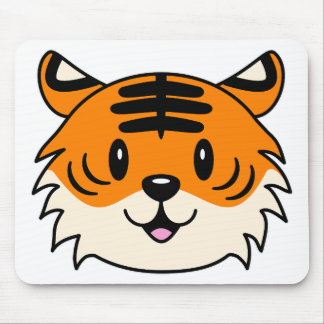 Mousepad Tigre de Cartoon Sorridente