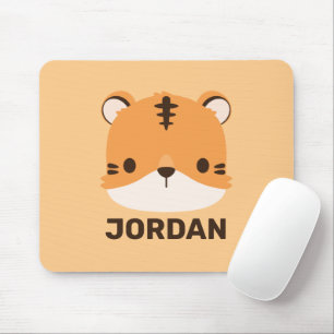 Mousepad Tigre de Cuta com Nome Personalizado