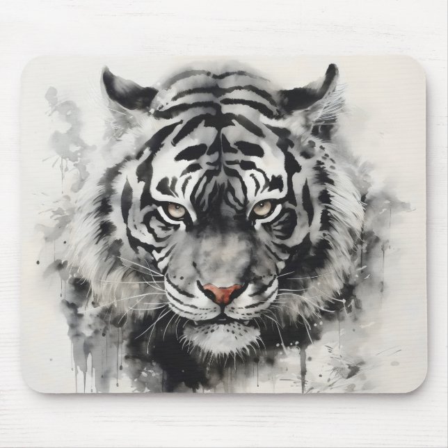 Mousepad Tigre de pintura (Frente)