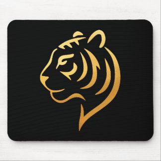 Mousepad Tigre Dourado – Minimalista Japonês