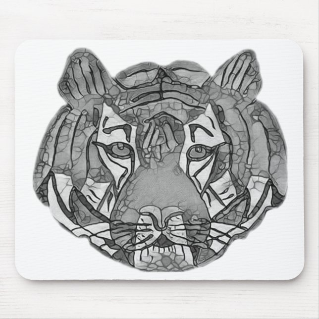 Mousepad Tigre Face (Frente)