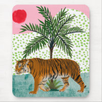 Tigre no nascer do sol