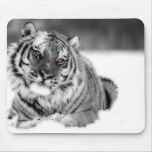 Mousepad Tigre Olhado Rosa