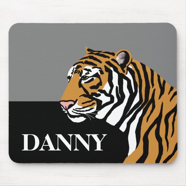 Mousepad Tigre personalizado Mouspeads (Frente)
